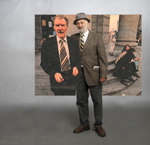 Bruce Eriksen and Playwright, Bob Sarti at Carnegie Centre...