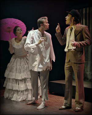 Maria Lakes as Mrs. Bat, James Behenna, Vatzlav and Jameson Trenholm as Mr. Bat...