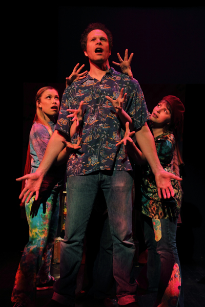 Emily Rowed, Steve Maddock, and Rebecca Shoichet in Yippies In Love